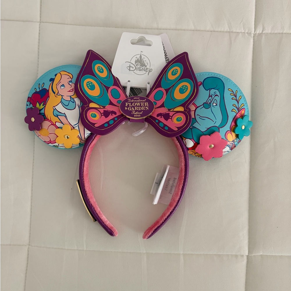 Loungefly Disney 2025 Flower and Garden Festival Alice and Wonderland Ears